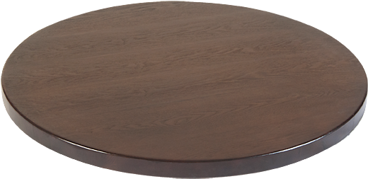 Round Wooden Table Top PNG Image