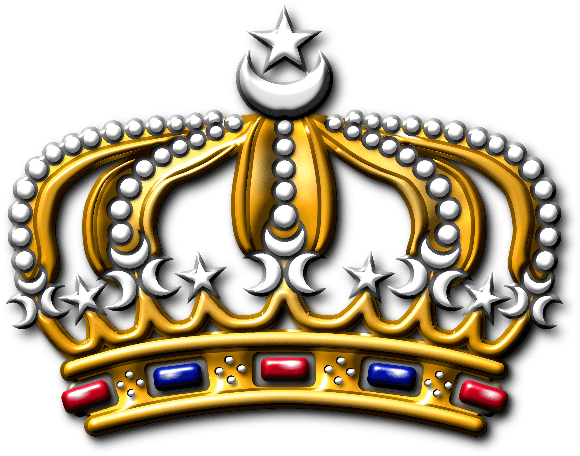 Royal Crown Graphic PNG Image