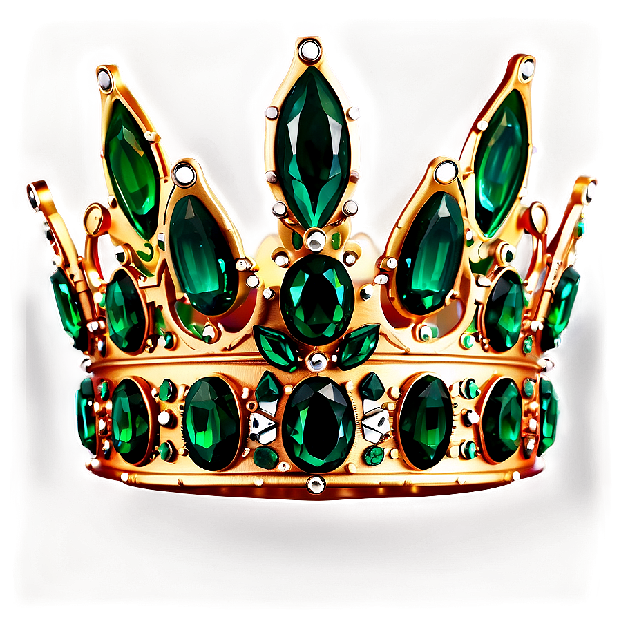 Royal Emerald Crown Png Eur42 PNG Image