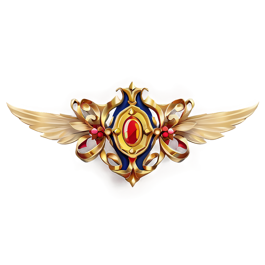 Royal Gold Crest Design Png 94 PNG Image