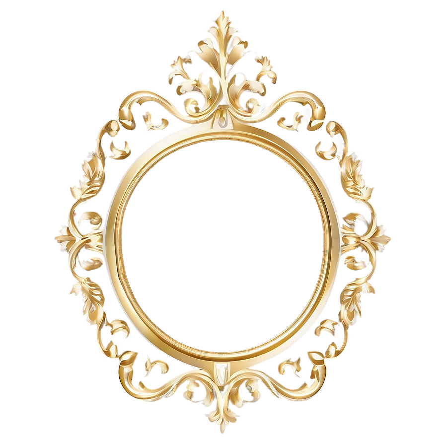 Royal Gold Frame Png Aur PNG Image