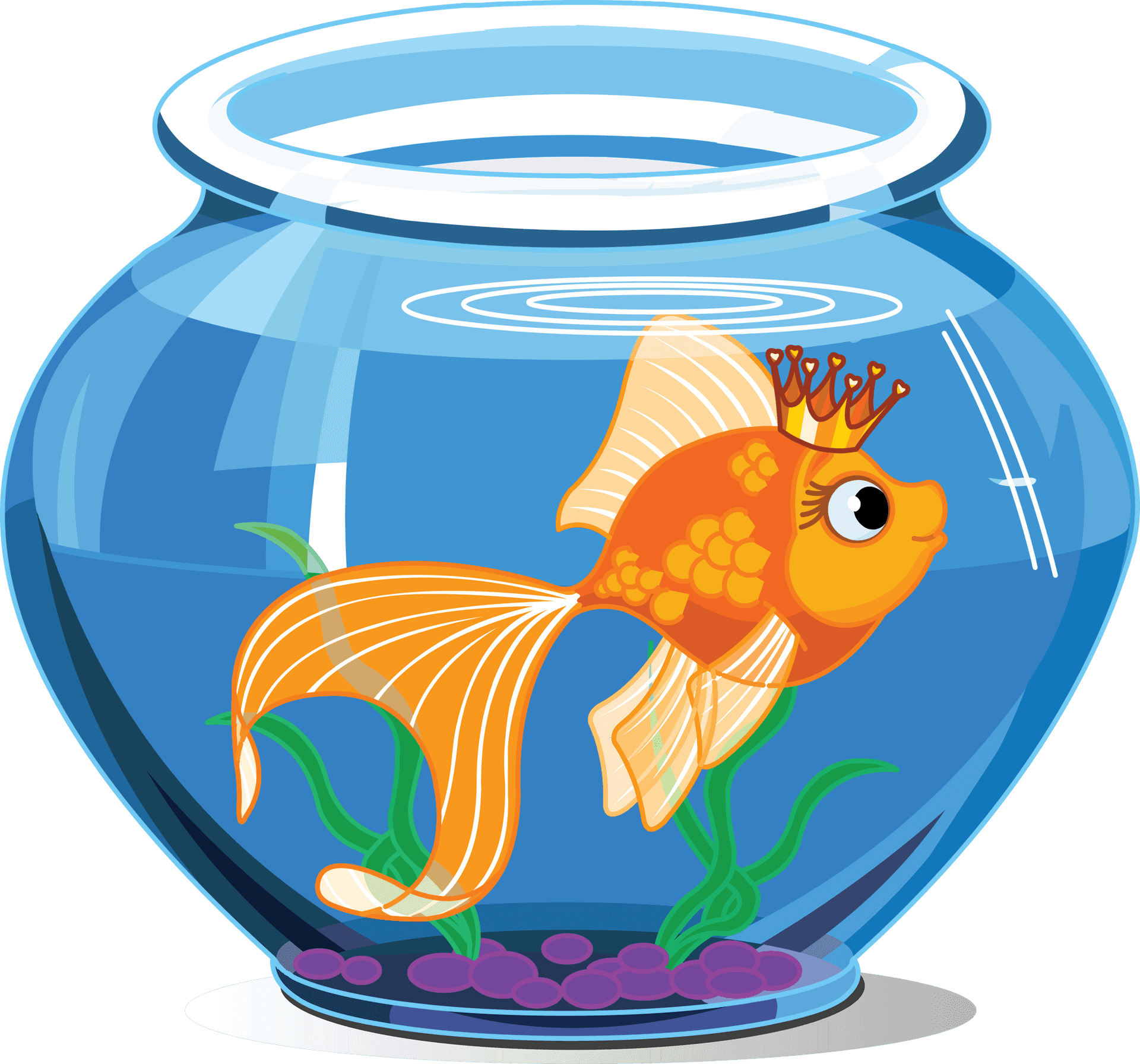 Royal Goldfishin Bowl PNG Image