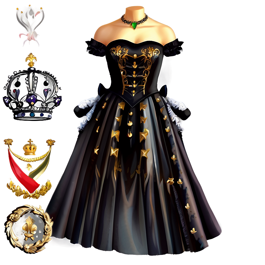 Royal Gown Png 06252024 PNG Image