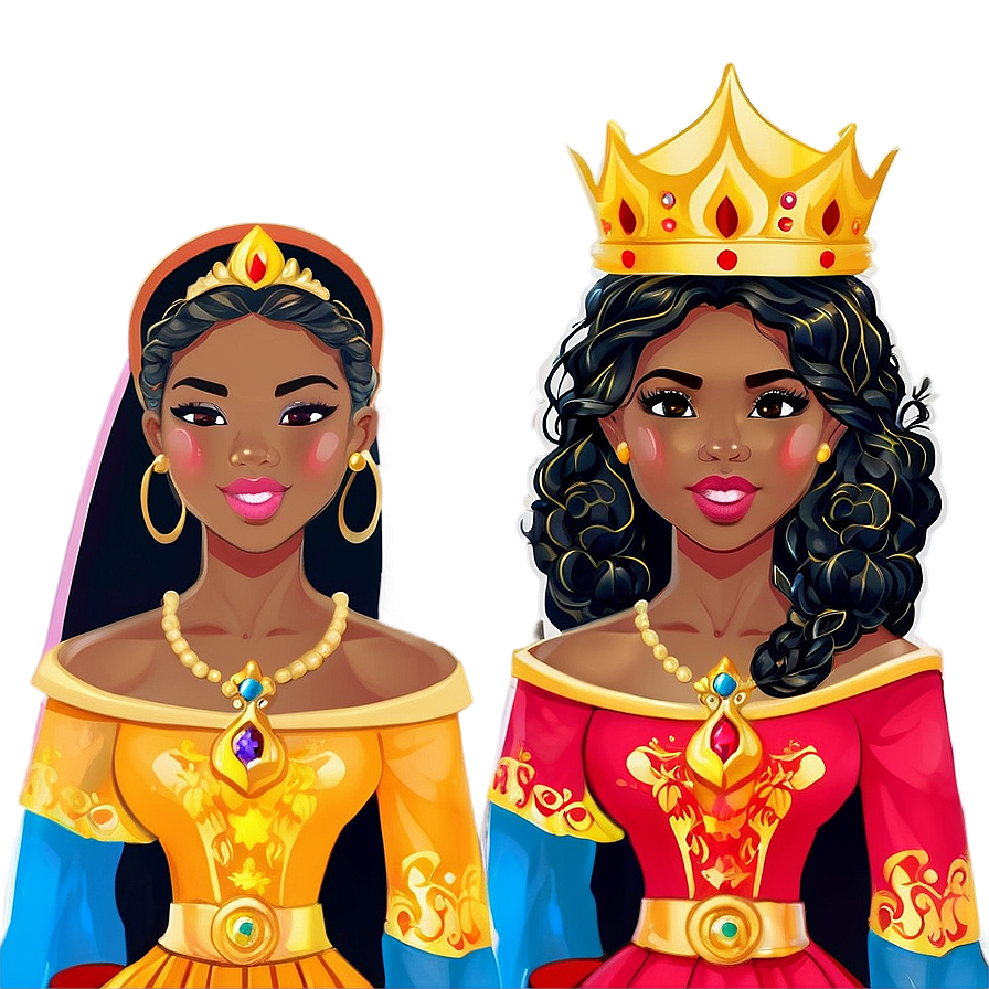 Royal Princesses Ensemble Png 06242024 PNG Image