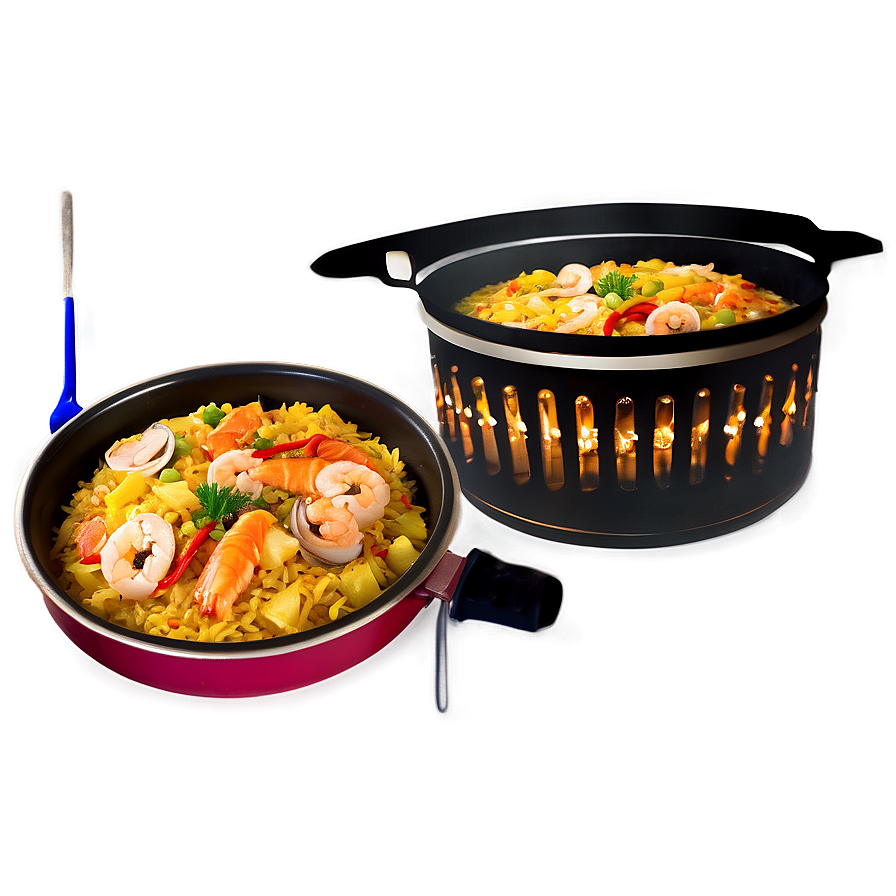 Royal Seafood Medley Paella Png Duh PNG Image