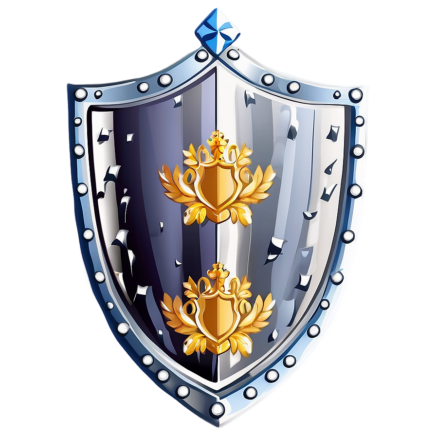 Royal Shield Vector Png Ded PNG Image