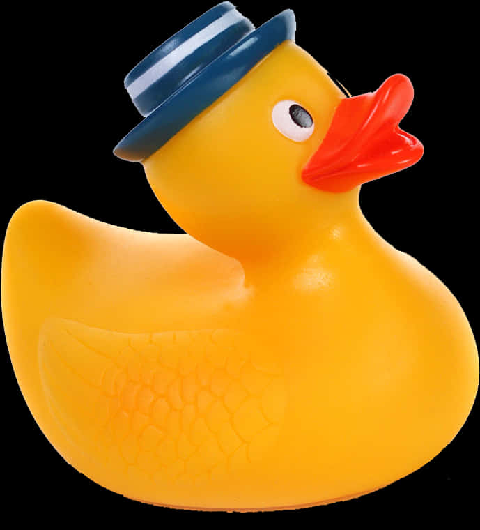 Rubber Duck With Hat PNG Image