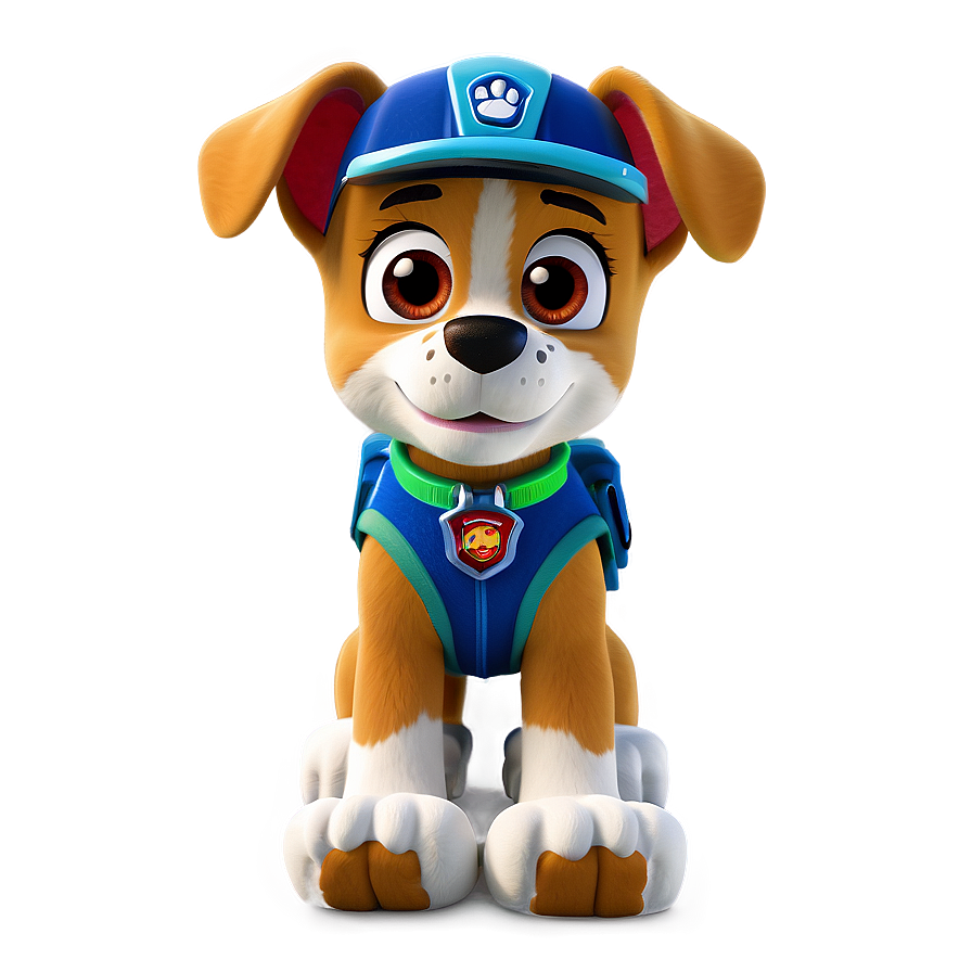 Rubble Digging Paw Patrol Png Drh PNG Image