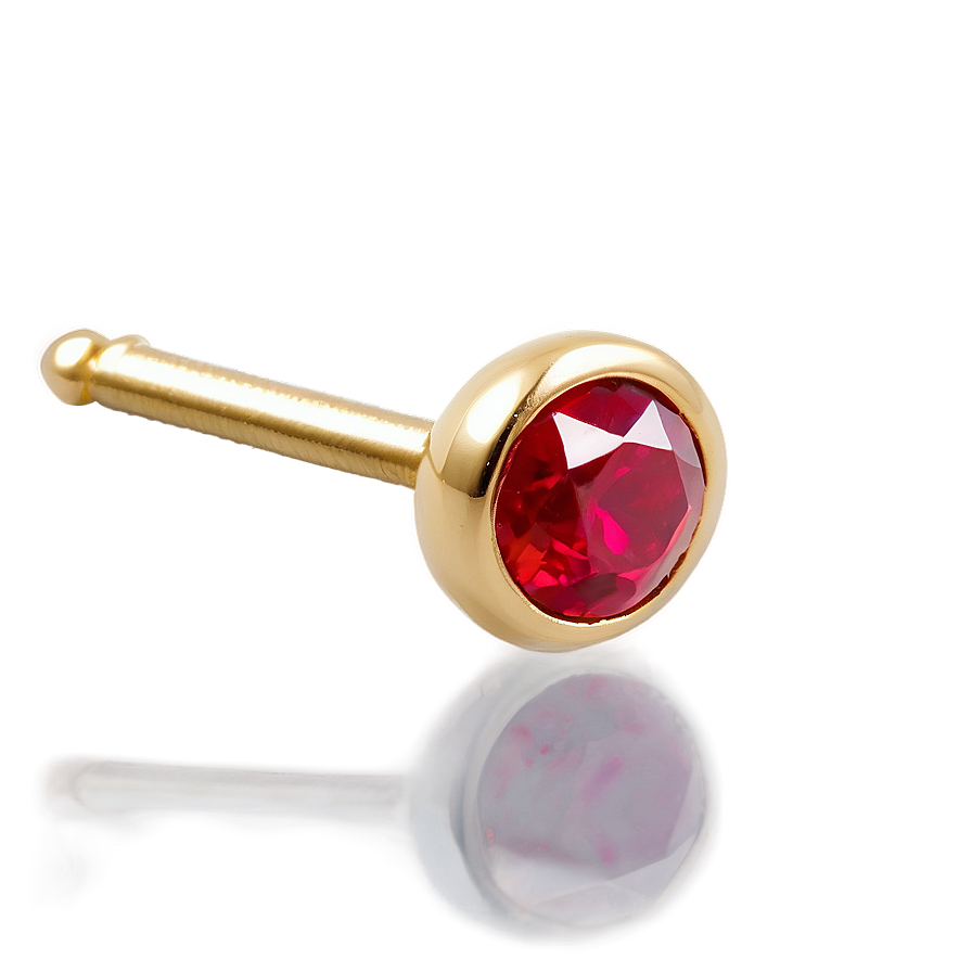 Ruby Nose Stud Picture Png 47 PNG Image