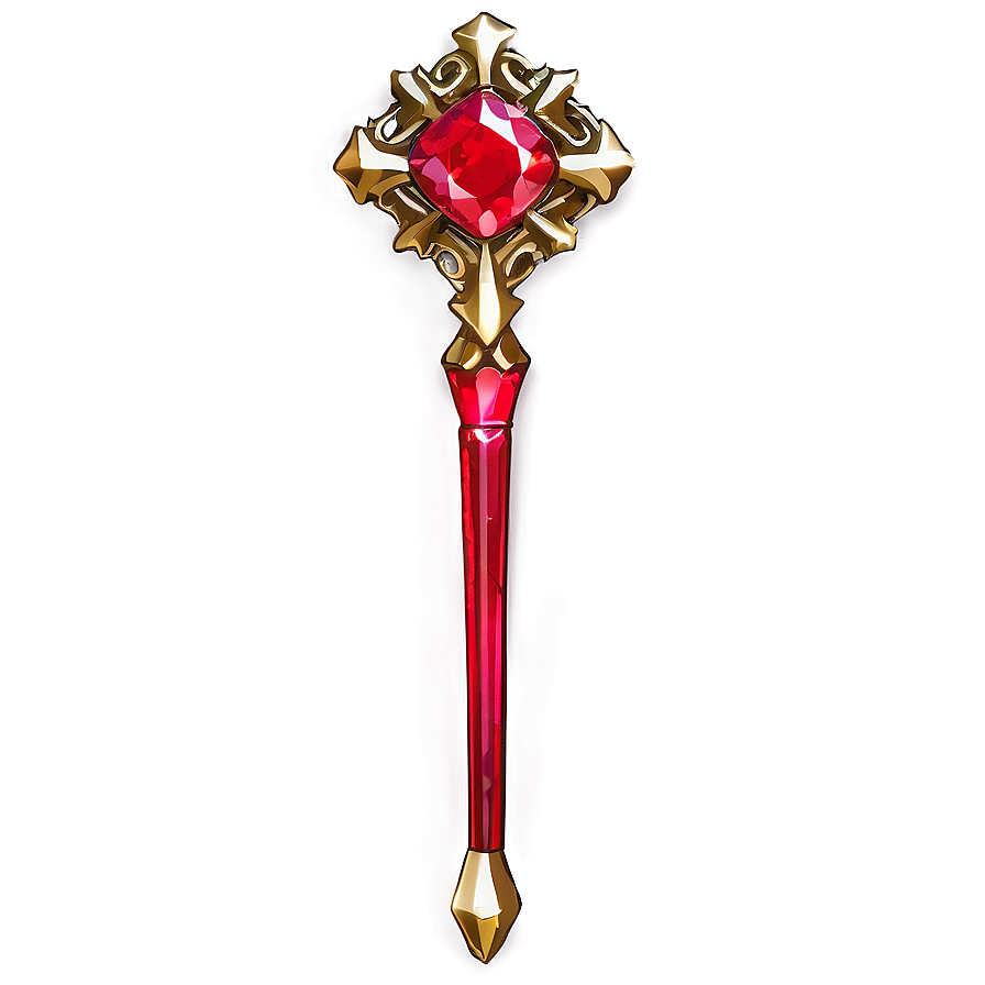 Ruby Scepter Png 88 PNG Image