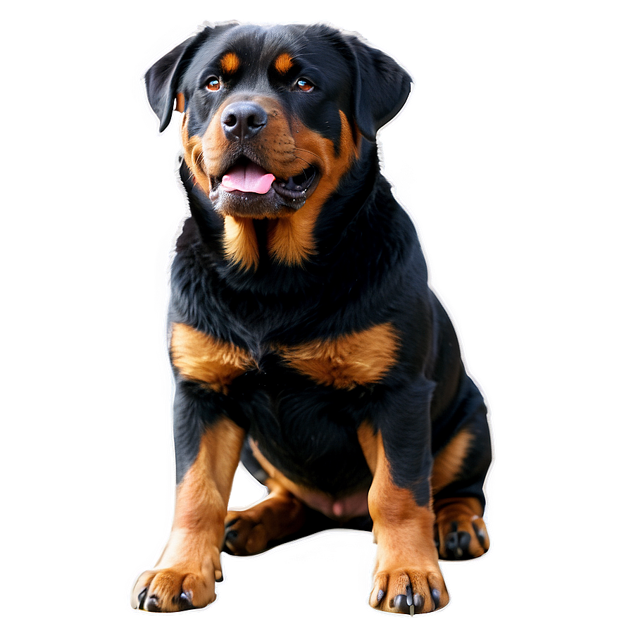 Rueful Rottweiler Png Skg9 PNG Image