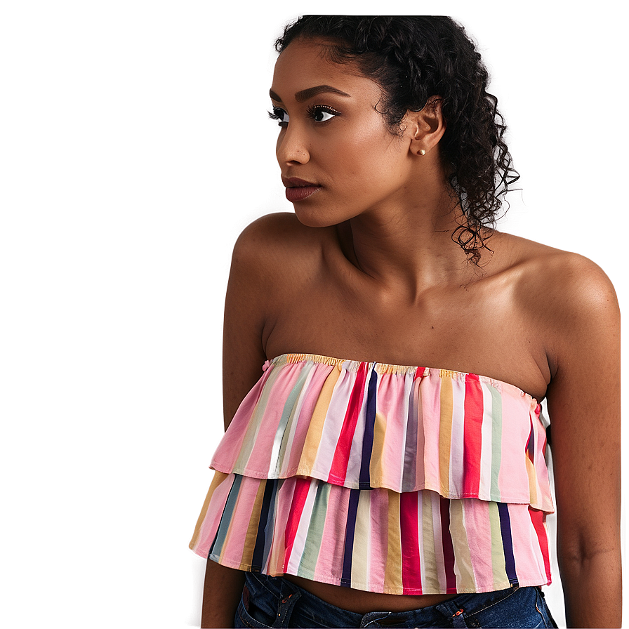 Ruffled Crop Top Png 05252024 PNG Image