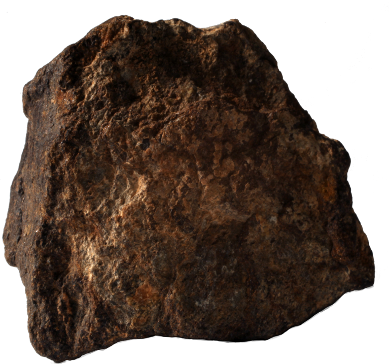 Rugged Asteroid Texture PNG Image