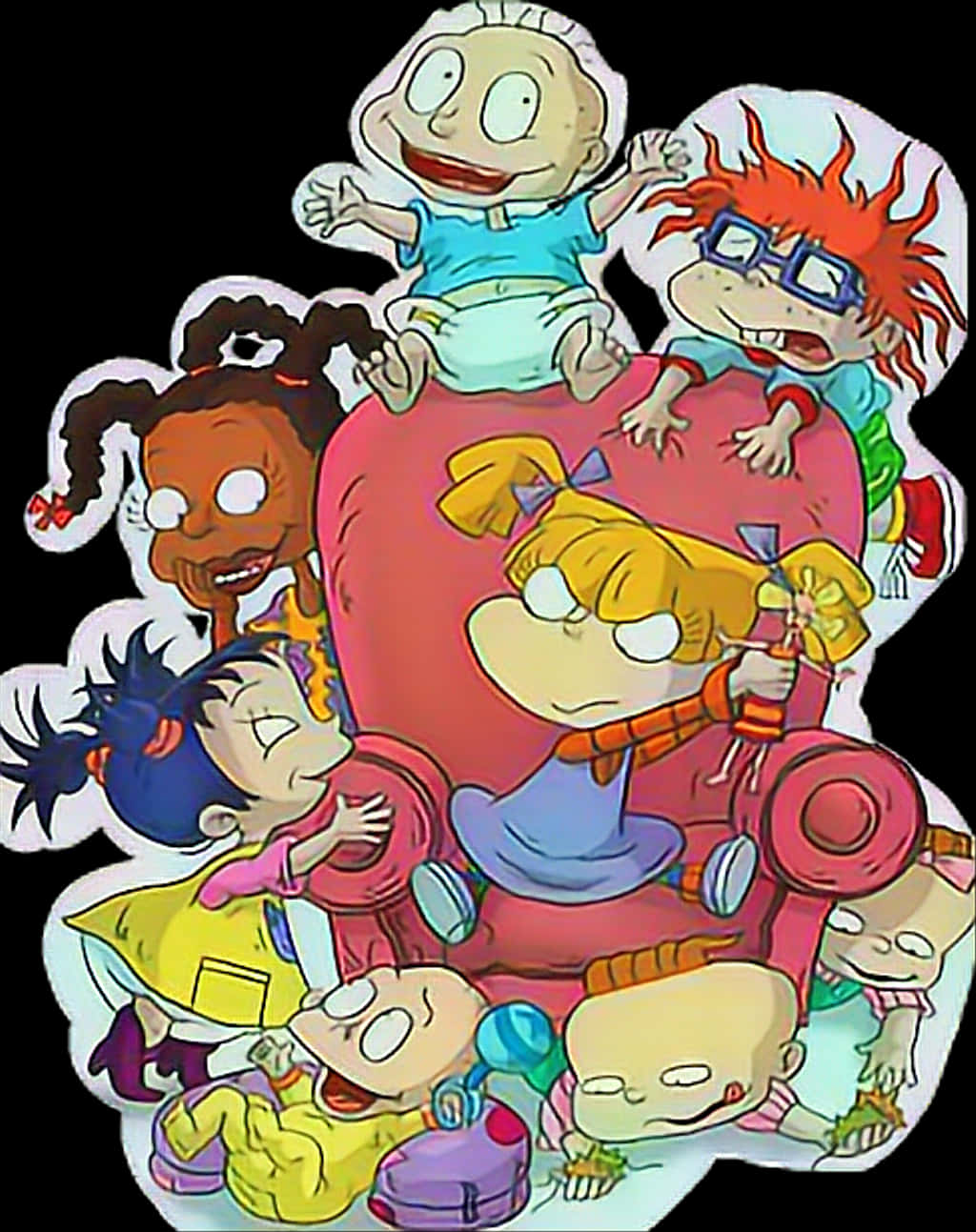 Rugrats Animated Group Adventure PNG Image