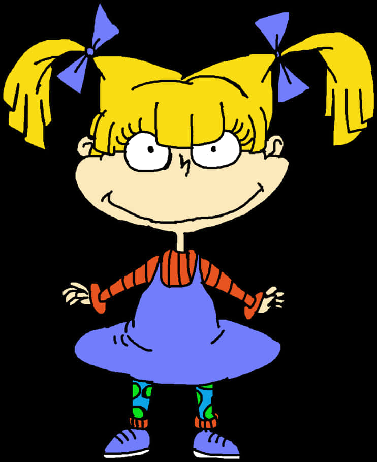 Rugrats Character Angelica Pickles PNG Image