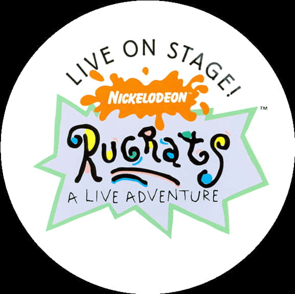 Rugrats Live Stage Adventure Logo PNG Image