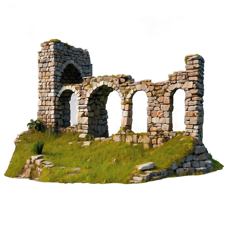 Ruined Castle Ruins Png 06242024 PNG Image