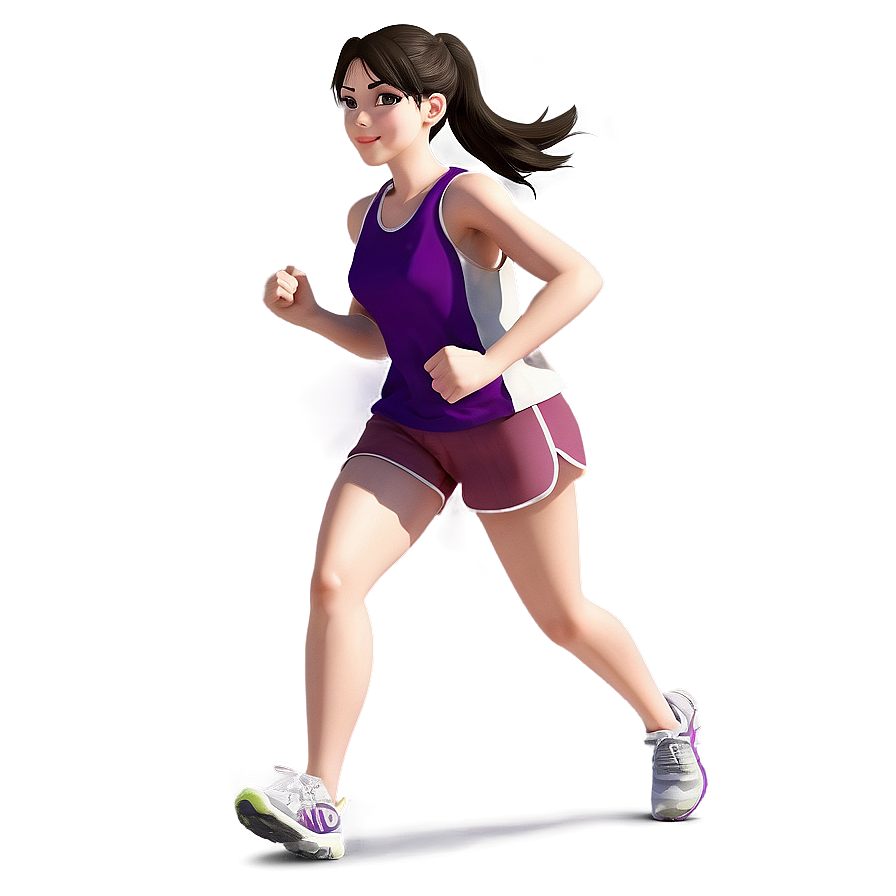 Running Anime Character Png 06252024 PNG Image