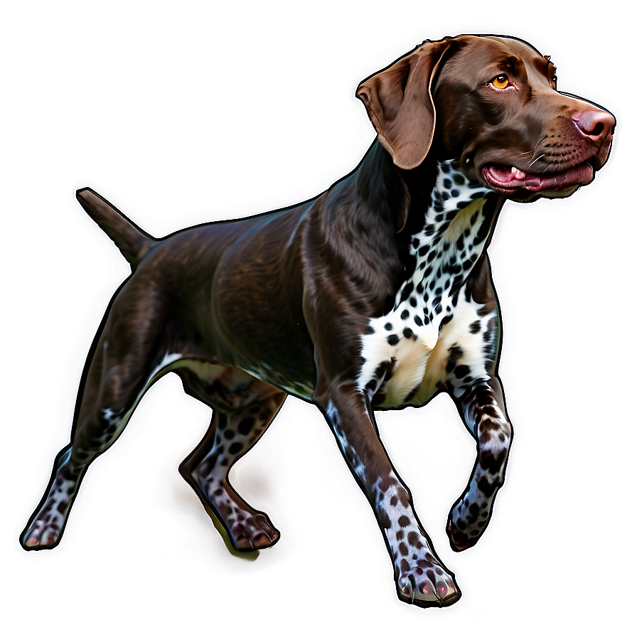 Running German Shorthaired Pointer Png 99 PNG Image