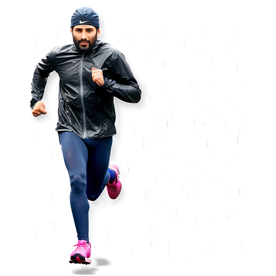 Running In Rain Png Wce PNG Image