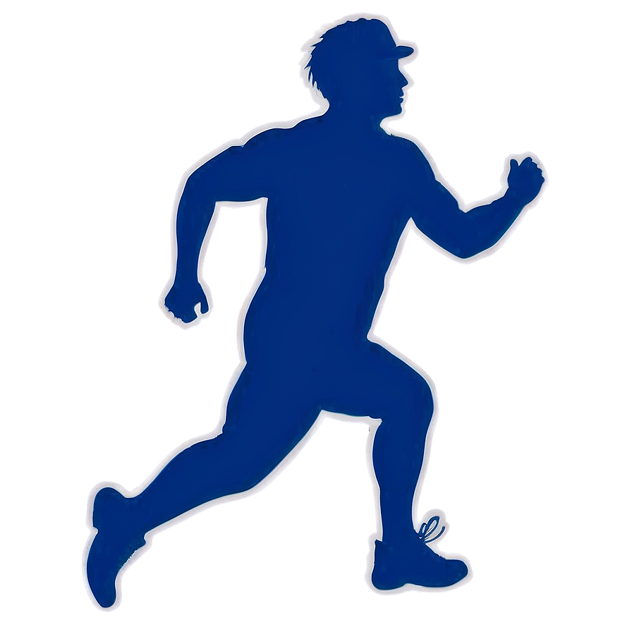 Running Man Silhouette Png 06132024 PNG Image