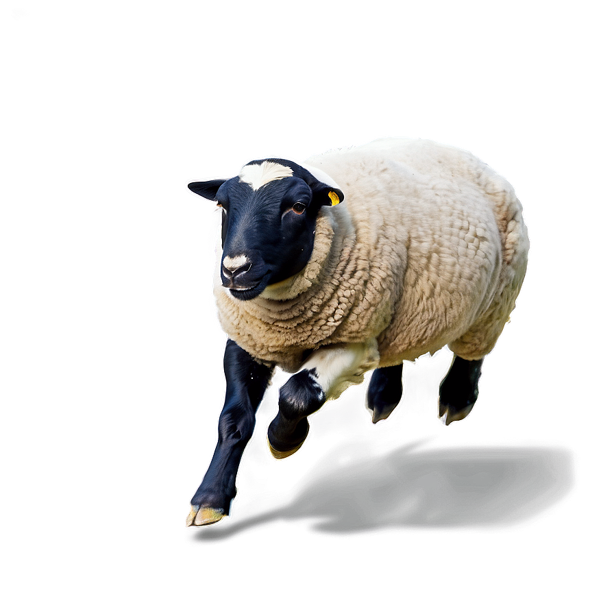 Running Sheep Png Ihn PNG Image