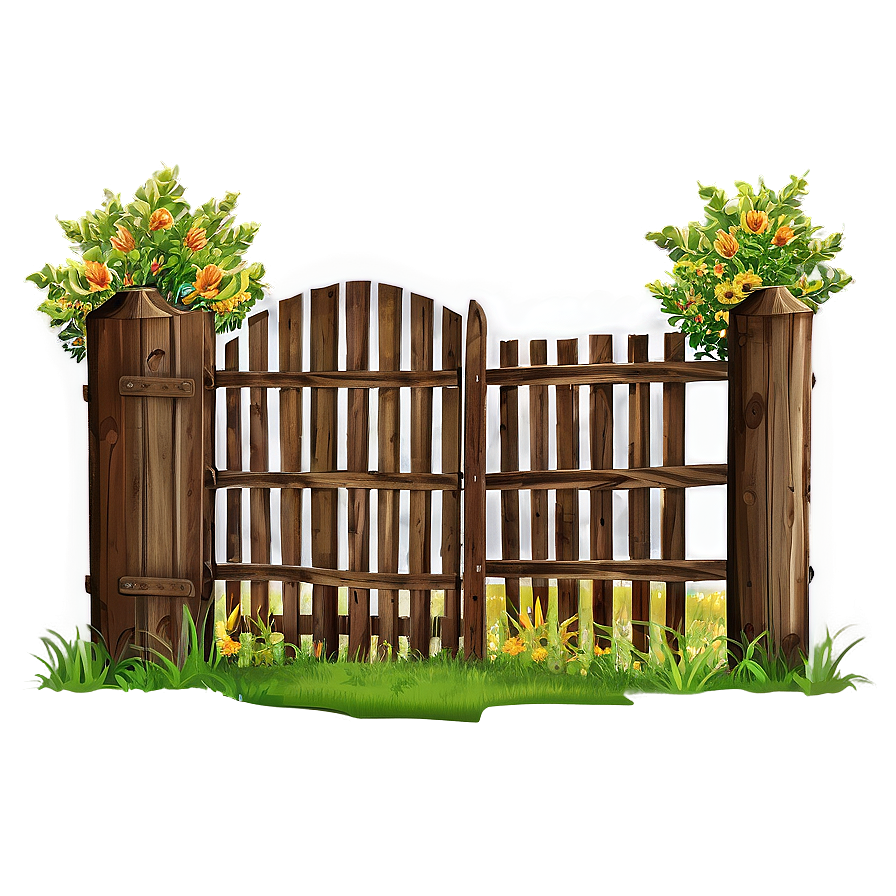 Rural Country Gate Png Ews PNG Image