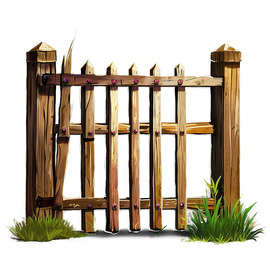 Rural Country Gate Png Ugi73 PNG Image