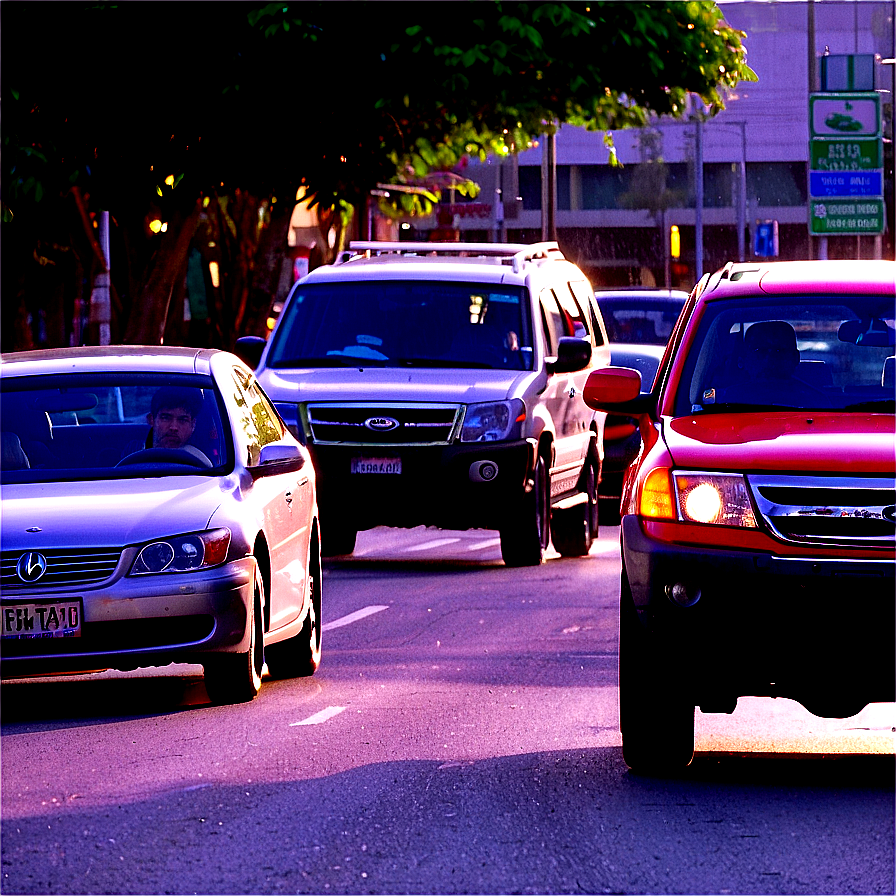 Rush Hour Driving Png 36 PNG Image