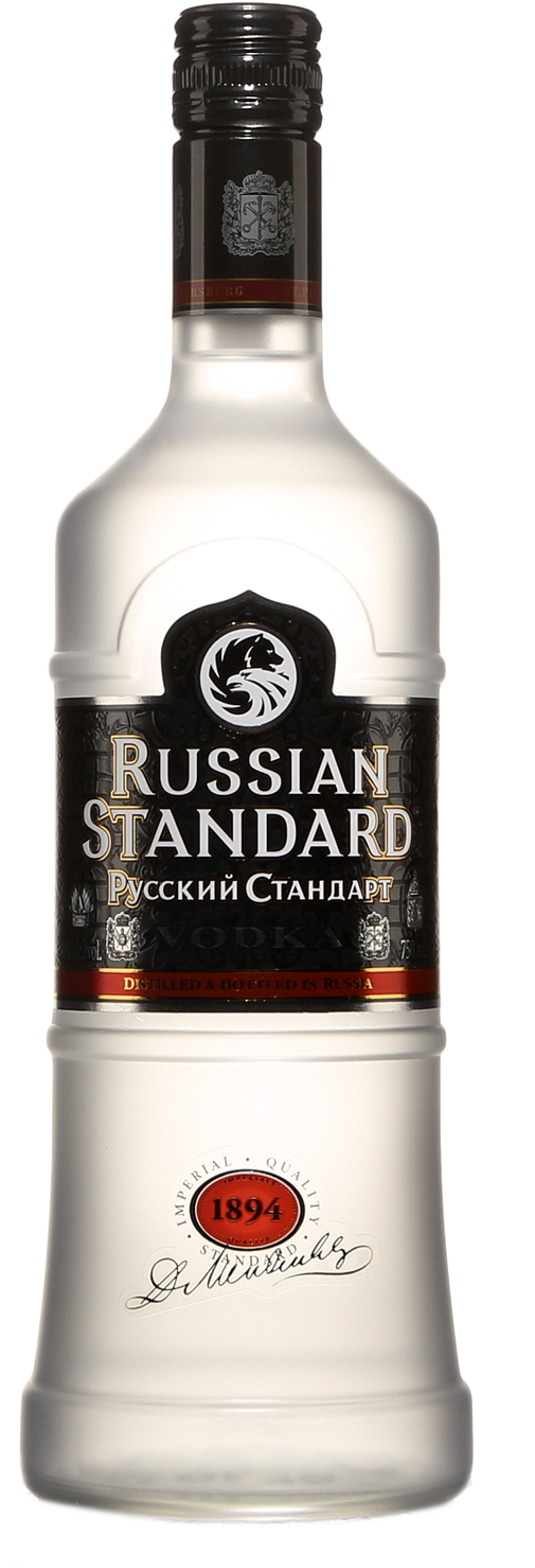 Russian Standard Vodka Bottle PNG Image