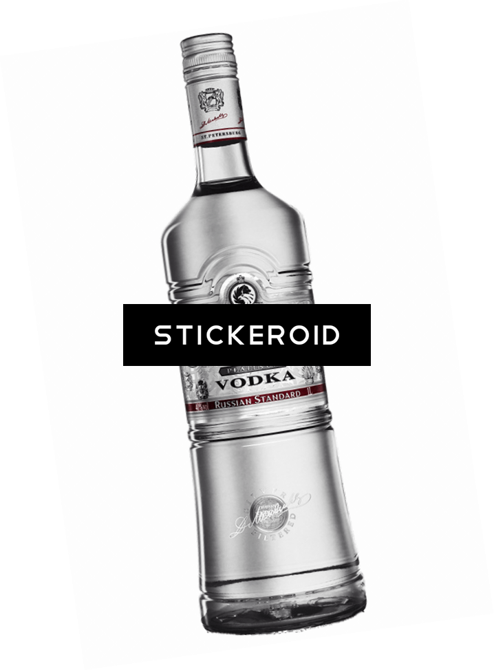 Russian Standard Vodka Bottle PNG Image