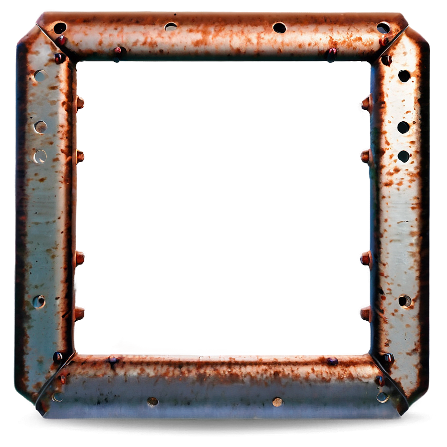 Rusted Metal Frame Png Ckp PNG Image