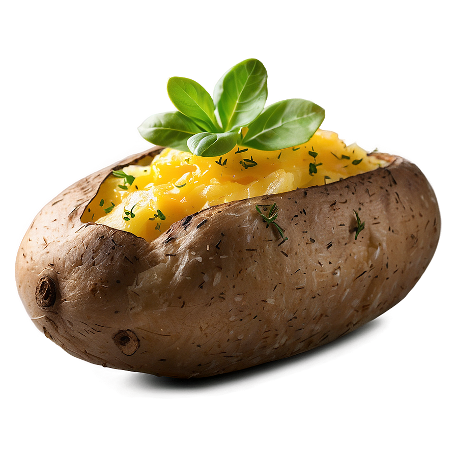 Rustic Baked Potato Png 06212024 PNG Image