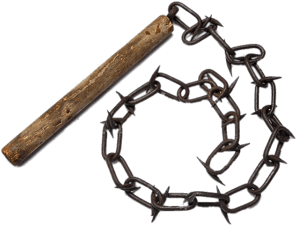 Rustic Barbed Wire Whip PNG Image