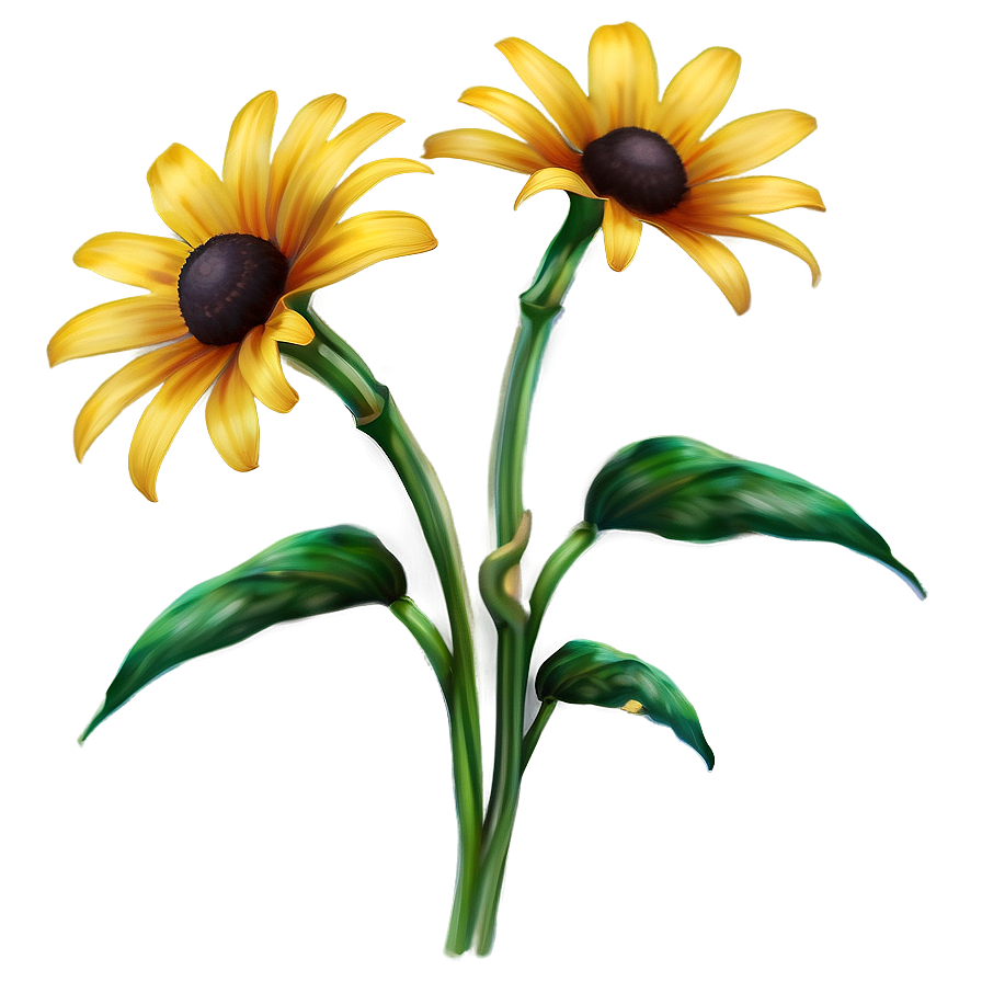 Rustic Black Eyed Susan Field Png 06282024 PNG Image