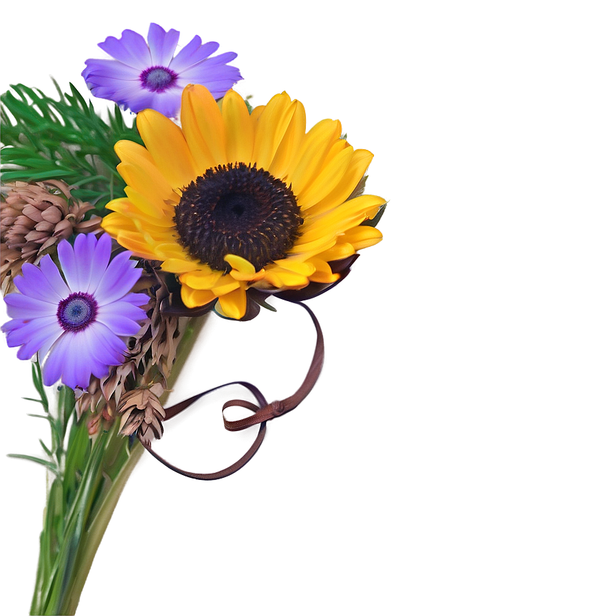 Rustic Bouquet Png Twv PNG Image