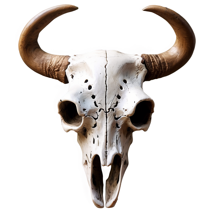 Rustic Bull Skull Art Png 55 PNG Image