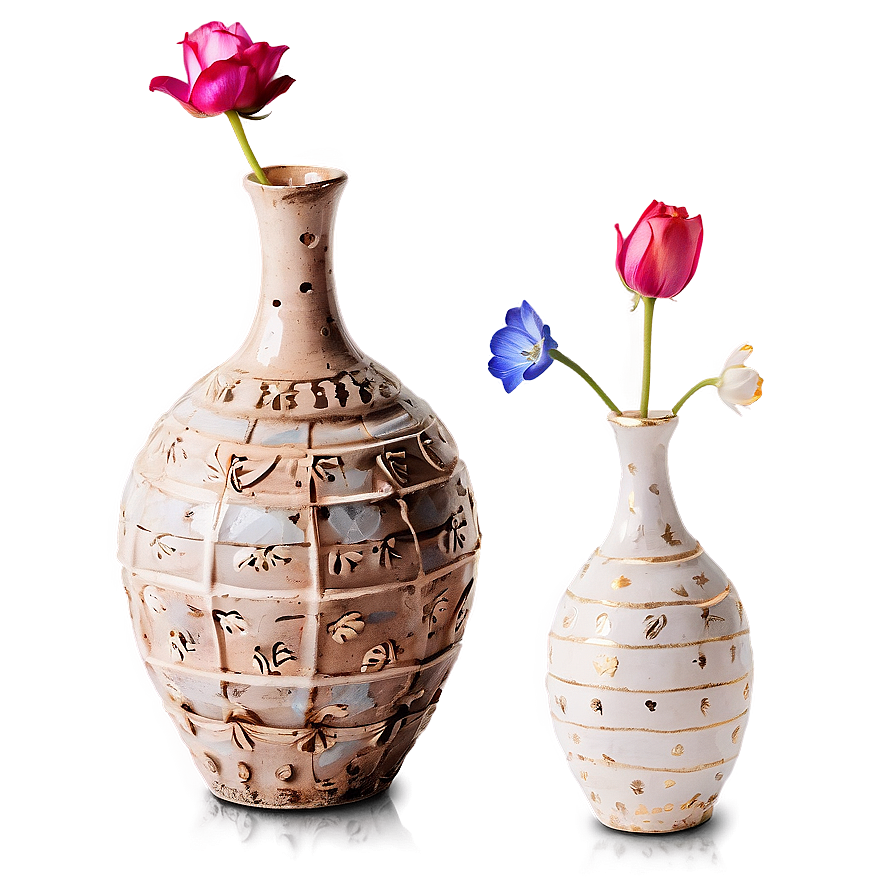 Rustic Ceramic Vases Png 20 PNG Image