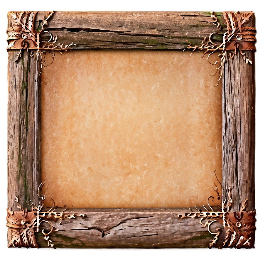 Rustic Certificate Frame Png Wef59 PNG Image