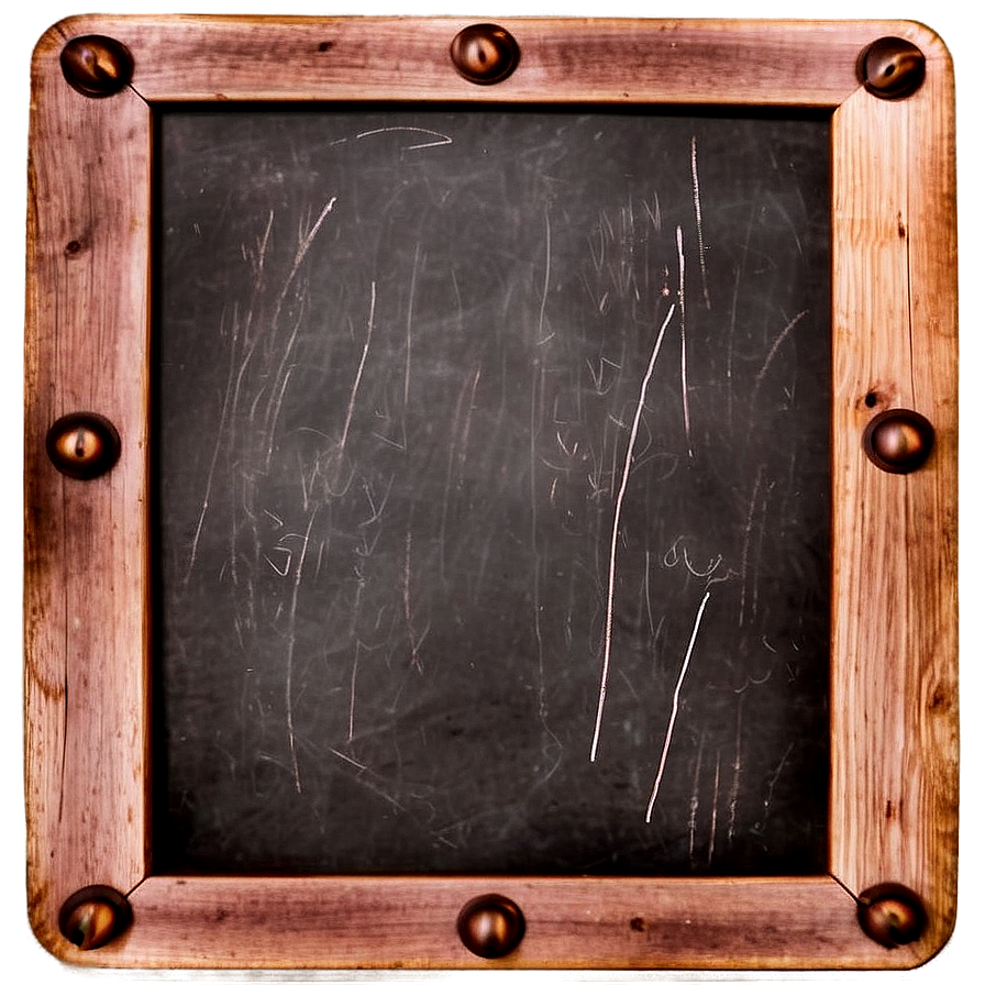 Rustic Chalkboard Png Ajy PNG Image