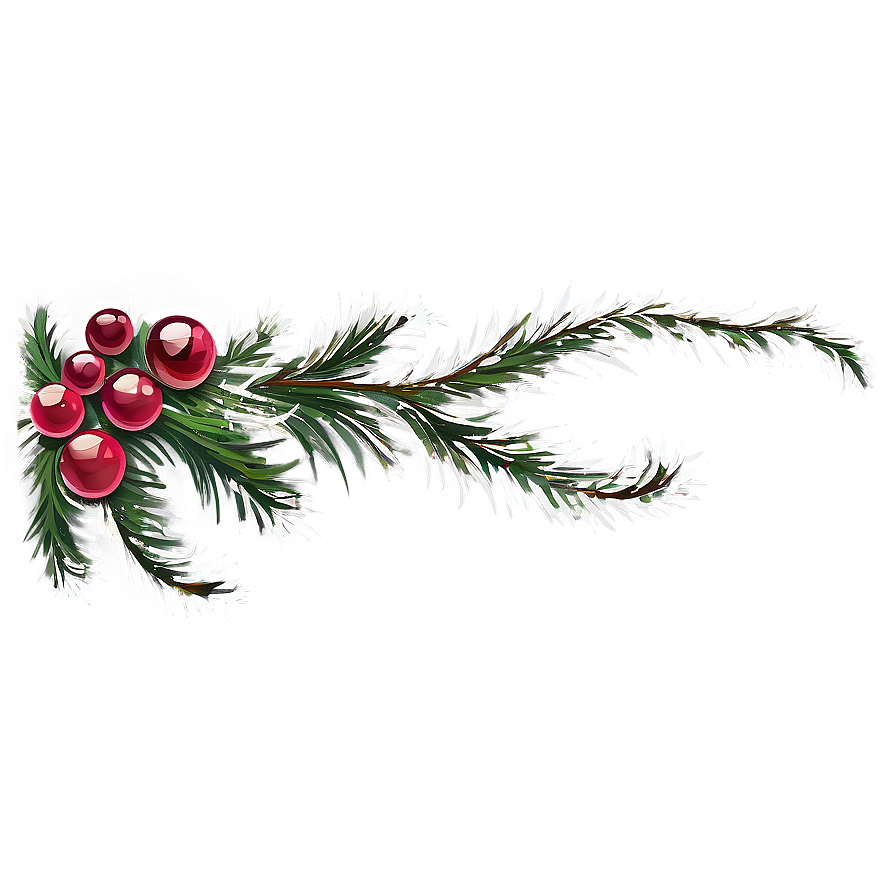 Rustic Christmas Border Png Cyl PNG Image