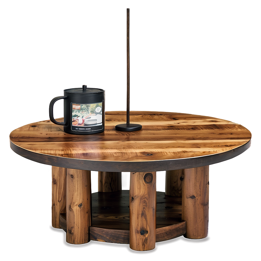 Rustic Coffee Table Png 05042024 PNG Image