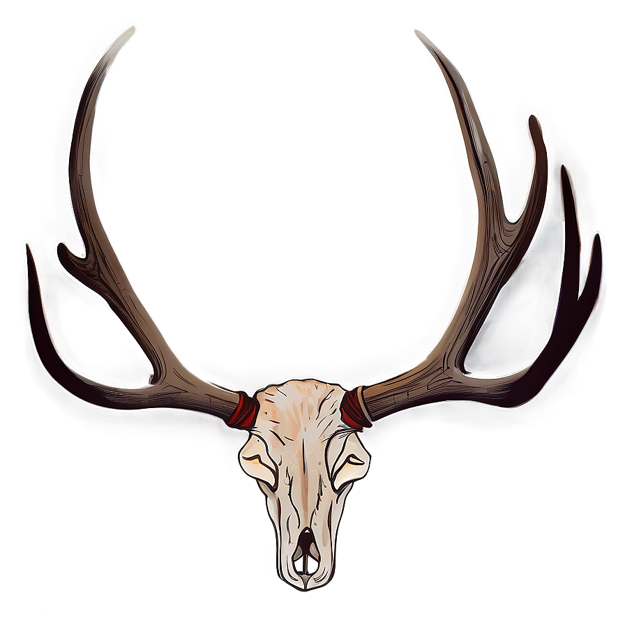 Rustic Deer Antler Illustration Png Our PNG Image