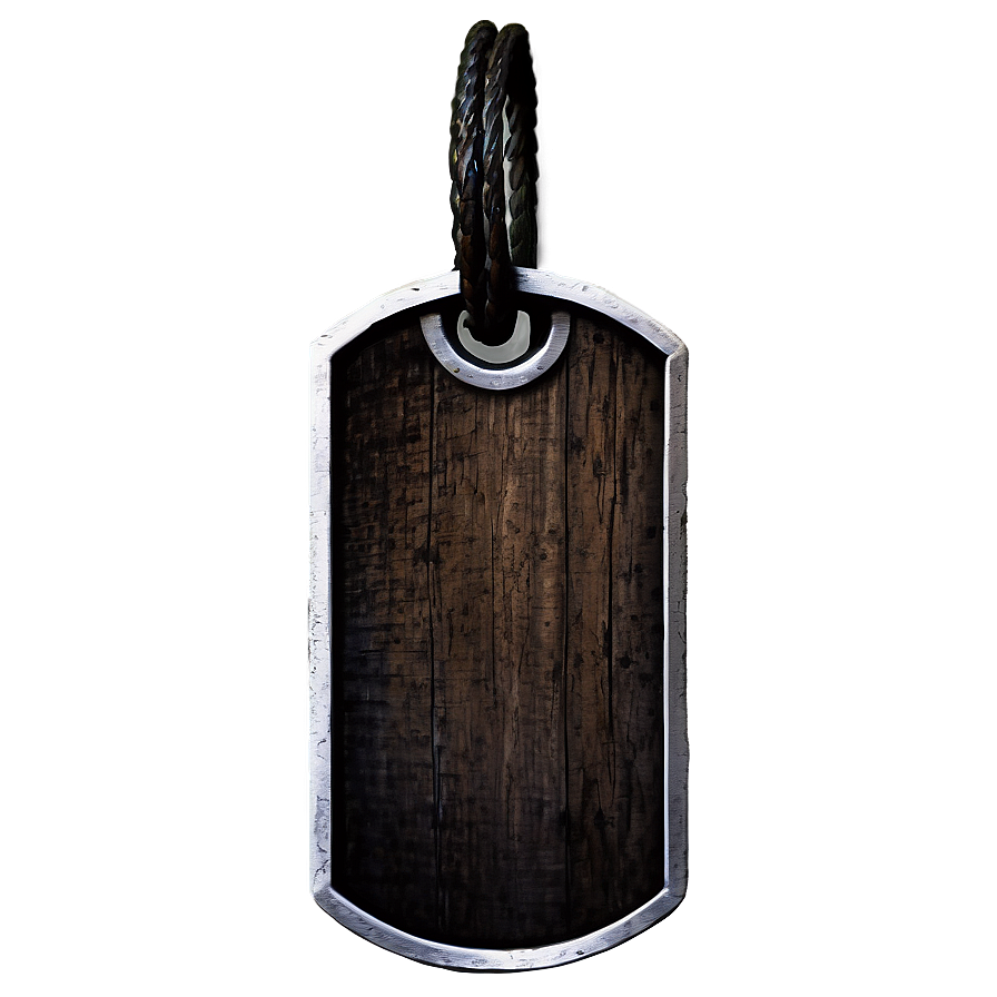 Rustic Dog Tag Png 6 PNG Image