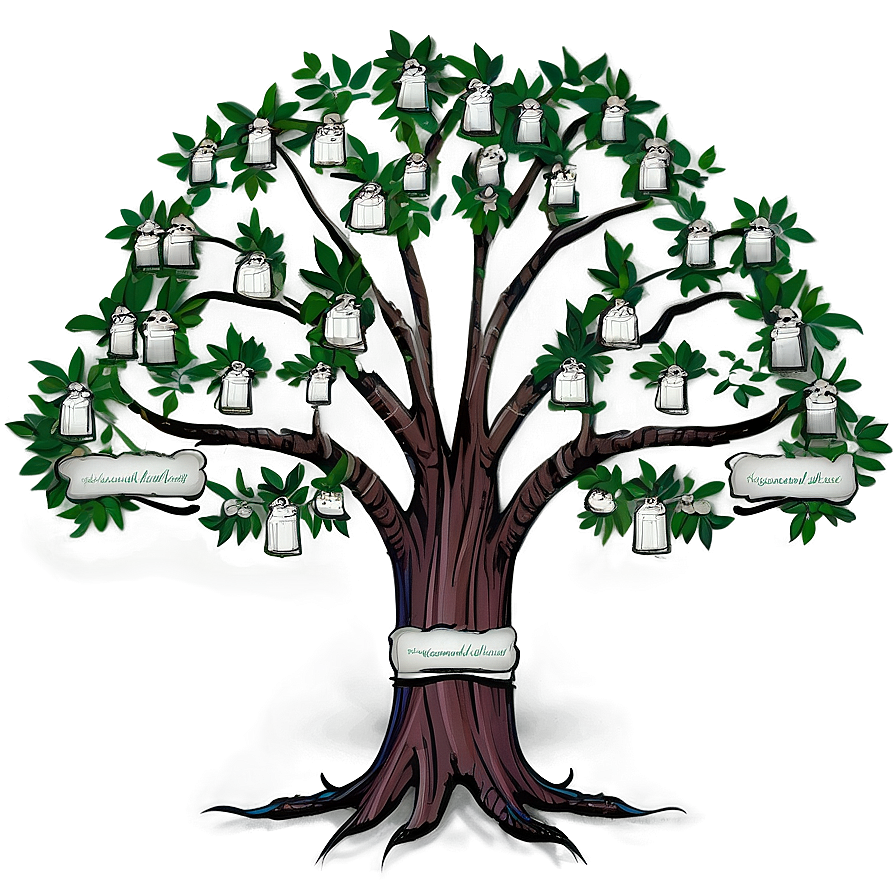 Rustic Family Reunion Tree Png Fwh94 PNG Image