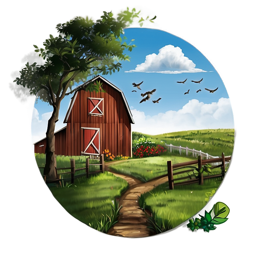 Rustic Farm Path Png Dql51 PNG Image