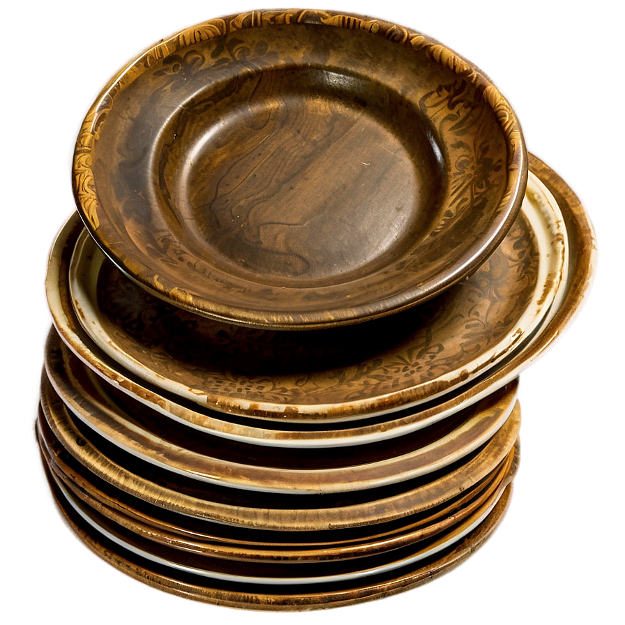 Rustic Farmhouse Plates Png Irq PNG Image