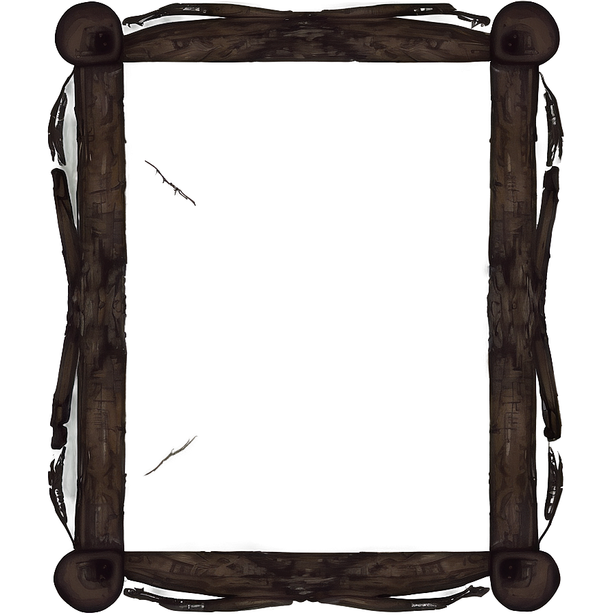 Rustic Frame Border Png Oiw PNG Image