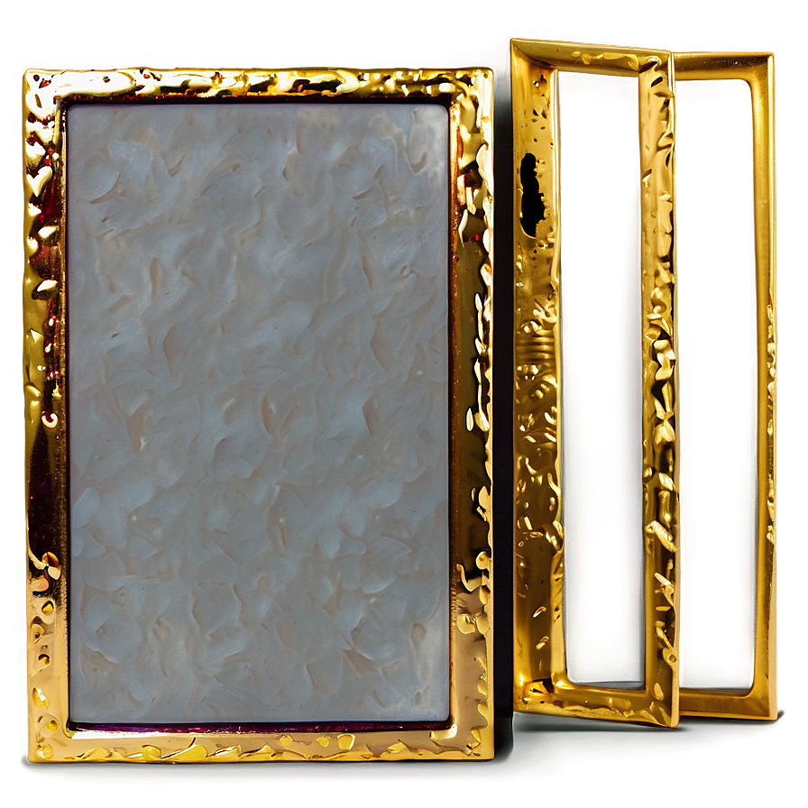 Rustic Gold Rectangle Png Ijy PNG Image