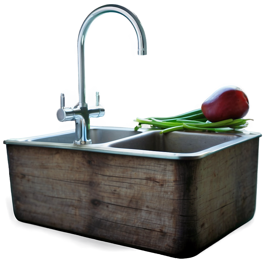 Rustic Kitchen Sink Png 80 PNG Image